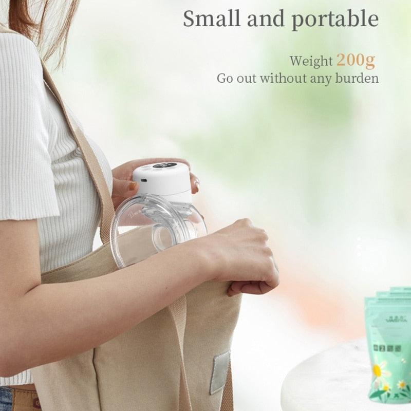 9 Levels Silent Wearable Electric Breast Pump - S12